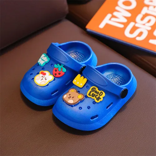 Miniatura 7 de Zuecos para niños y niñas, zapatos de jardín, sandalias clásicas de dibujos animados, sandalias de playa, zapatos de agua, pantuflas de verano