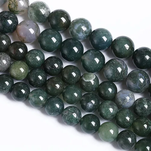 Miniatura 6 de 12MM 31 piezas de cuentas de cloisonné verdes, cuentas sueltas redondas para hacer joyas, pulseras DIY
