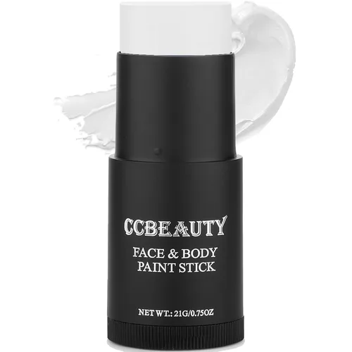 Miniatura 20 de CCbeauty Barra de pintura facial naranja, kit de pintura facial, base de maquillaje SFX de cobertura completa, pintura corporal hipoalergénica