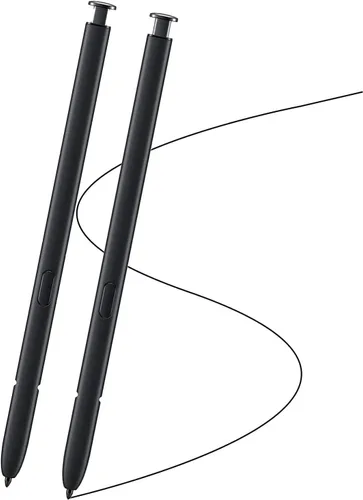 Paquete de 2 bolígrafos negros Galaxy S22 Ultra para Samsung Galaxy S22 Ultra 5G, repuesto para Samsung Galaxy S22 Ultra S Pen con función Bluetooth