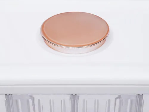Miniatura 7 de Dispensador de alimentos secos, dispensador de cereales de 6 rejillas montado en la pared con tolva de taza medidora, compartimento ajustable