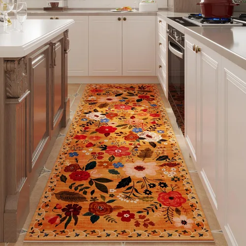 Miniatura 68 de Rugcomf Alfombra Pasillera para Pasillos Alfombra de Cocina Antideslizante 2'6'' x 8' Alfombras Pasilleras Lavables con Respaldo de Goma Alfombra