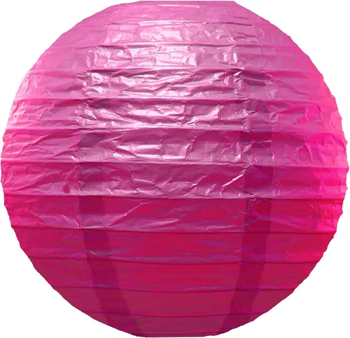 Miniatura 8 de LumaBase Linternas redondas de papel, oro metálico - Juego de 5