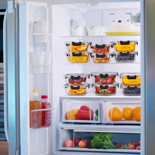 Miniatura 6 de Sorbus - Recipientes de vidrio para comidas preparadas, recipientes reutilizables para comidas preparadas aptos para lavavajillas y horno