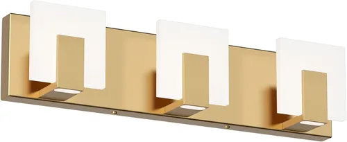 Miniatura 11 de Aipsun - 4 Lámparas de tocador, modernas, de color negro, con luz led arriba y abajo, para colocarlas sobre el espejo del tocador del baño, de 6,000