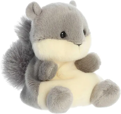 Miniatura 3 de Aurora® Adorable Palm Pals™ Gus Grey Squirrel™ - Divertido peluche coleccionable para coleccionistas de niños y adultos, perfecto para decorar