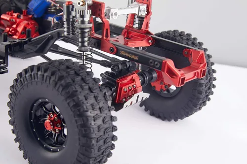 Miniatura 8 de Juego de carcasa de eje delantero y trasero de aleación de aluminio para 1/10 Traxxas TRX4 RC Crawler Car, reemplaza la carcasa original de los ejes