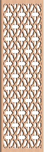 Miniatura 180 de Madison Paneles de pared decorativos de madera con calado, 9 3/8 pulgadas de ancho x 24 3/8 pulgadas de alto x 3/8 de alto, roble rojo rojo (Red Oak)