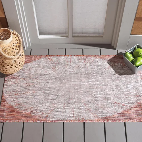 Miniatura 25 de Safavieh Courtyard Collection CY8893 - Alfombra decorativa para interiores y exteriores, no desprende pelusa, fácil de limpiar, 2 x 3 pies 7 beige