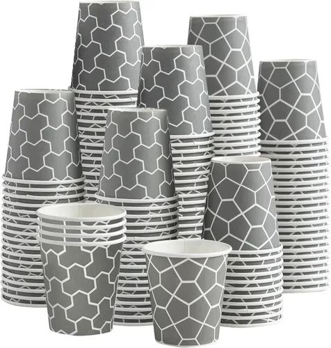 Miniatura 9 de Paquete de 600 vasos de papel de 3 onzas, vasos de baño pequeños desechables para enjuague bucal, mini vasos de papel para baño, fiesta, picnic