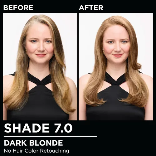 Miniatura 2 de Garnier Color de Cabello Olia Tinte Permanente Sin Amoníaco Color Brillante Rico en Aceite, 7.0 Rubio Oscuro, 2 Unidades (El Empaque Puede Variar)