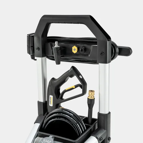 Miniatura 7 de Kärcher Lavadora a Presión K1700B, Certificada CETA, 3 Boquillas de Pulverización, Tanque de Detergente, para Autos, Entradas, Revestimientos, Negro