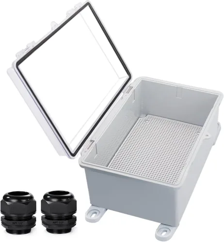 Miniatura 21 de Caja Eléctrica Impermeable a Prueba de Polvo Caja de Conexiones Resistente a la Intemperie IP67 Carcasa de Plástico ABS Caja de Proyecto
