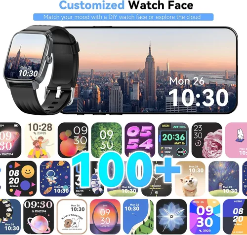 Miniatura 5 de Reloj podómetro, no requiere aplicación/teléfono, pantalla de 1.85 pulgadas, reloj de seguimiento de actividad física con podómetro, contador