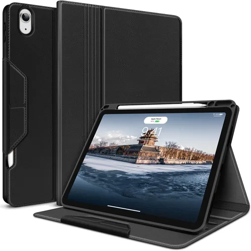 Miniatura 12 de H HOLIMET Funda para iPad Air de 11 pulgadas M3/M2 (2025/2024)/iPad Air de 4ª/5ª generación de 10.9 pulgadas 2022/2020 con soporte para lápiz, parte