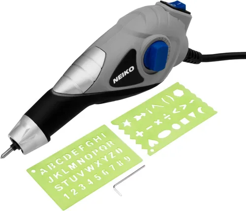 NEIKO 10576A Herramienta de grabado eléctrico de mano, herramienta de grabado, 120 V, punta de carburo de tungsteno, bolígrafo de grabado eléctrico