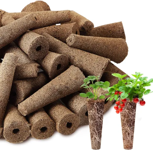 Chumia 200 esponjas de cultivo hidropónico de repuesto para crecimiento de raíces, kit de cápsulas para interior, jardín hidropónico, patio, césped,