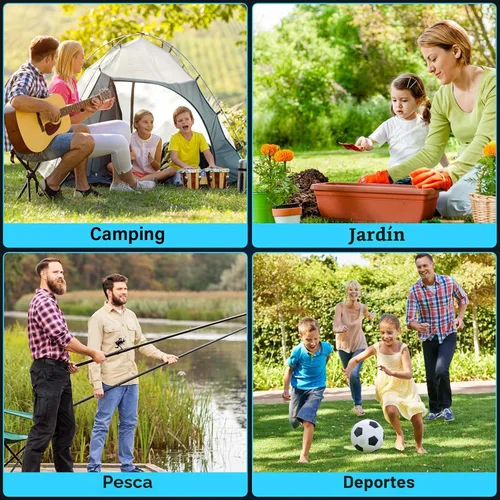 Miniatura 7 de Carro plegable con ruedas: Carro de utilidad plegable de 360LBS de alta resistencia - Carro de compras portátil todo terreno para compras