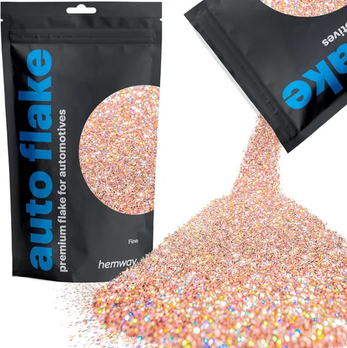 Miniatura 25 de Hemway Auto Flake Glitter FINE 1/64" 0.015" 0.4mm 375 micras Aditivo de Pintura en Hojuelas Metálicas 100g para uso con Pintura en Aerosol para Azul