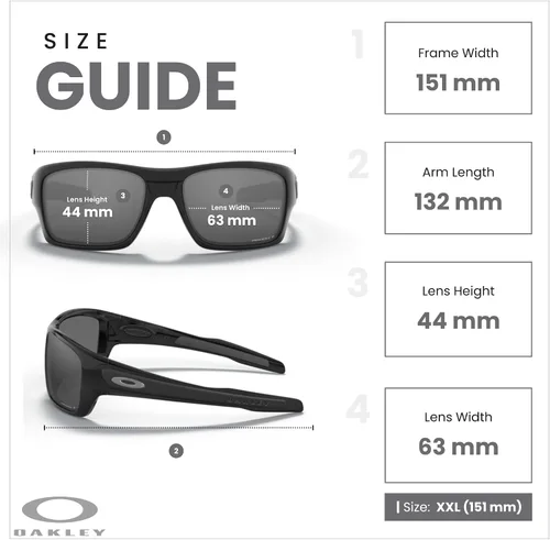 Miniatura 58 de Oakley Turbine OO9263 - Gafas de sol rectangulares para hombre, correa + paquete con kit de gafas de diseñador iWear