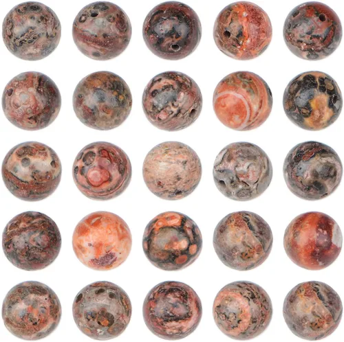 Miniatura 14 de NCB - 200 cuentas sueltas de turquesa africana de 0.15 pulgadas (4 mm) para joyería, cuentas semipreciosas naturales redondas y suaves con espaciador