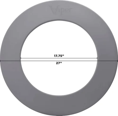 Miniatura 3 de Viper by GLD Products Guardian Dartboard Surround Sisal/Bristle - Protector de pared de diana con punta de acero Gris