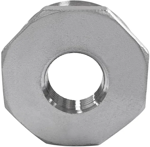 Miniatura 3 de Buje Reductor Hexagonal de Acero Inoxidable de 2" NPT Macho a 3/4" NPT Hembra Adaptador de Conexión de Tubería (paquete de 1)