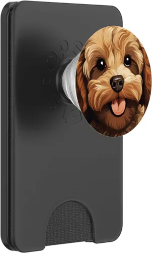 Miniatura 7 de Cute Cockapoo Face Cartoon Puppy Dog Lover PopSockets Standard PopGrip