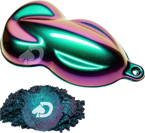 Miniatura 14 de 0.18 oz Arson SuperShift Pearl Polvo de mica camaleón intenso Pigmento de cambio de color para pintura Pigmento camaleón para pintura Polvo