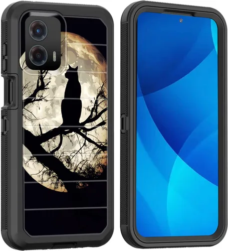 Miniatura 10 de Funda para Moto G Play 4G 2024, cuerpo completo, protección contra caídas, resistente, 3 capas, militar, resistente, duradera, para Motorola Moto G