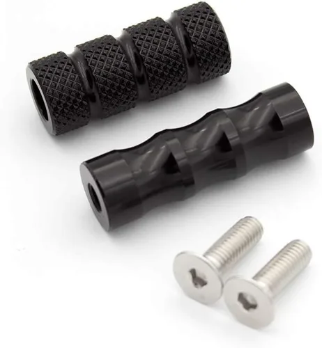 Miniatura 2 de Estriberas de freno para palanca de cambios de motocicleta con agujero de 0.236 in, pedal universal para retrasos, color negro