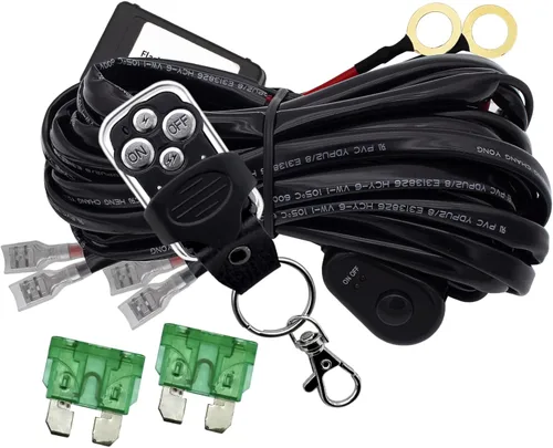 Miniatura 12 de Barra de luces LED de conducción todoterreno, interruptor de control remoto, intermitente estroboscópico de encendido/apagado, para luces