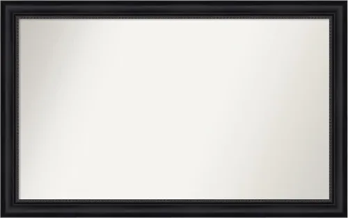 Miniatura 114 de Amanti Art Espejo personalizado, espejo de baño negro Astor, espejo de pared o espejo de tocador de baño sobre el fregadero (25 x 25 pulgadas)