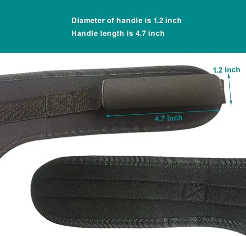 Miniatura 5 de Abdominal Crunch Harness Straps,Arnés de tracción de ejercicio trasero Correa de hombro, cinturón de crunch en forma de V, correas abdominales