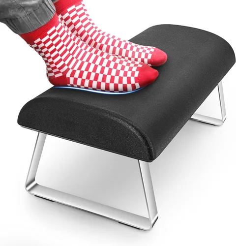 Reposapiés impermeable, reposapiés mejorado de alta elasticidad debajo del escritorio, reposapiés ergonómico para debajo del escritorio en el