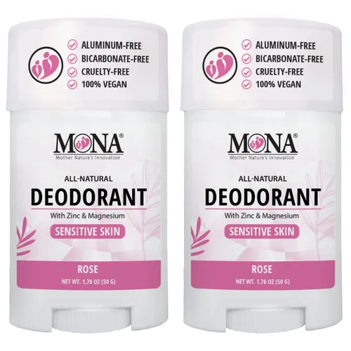 Miniatura 15 de MONA BRANDS - Desodorante natural para mujeres y hombres Para pieles sensibles Sin aluminio ni bicarbonato de sodio (BERGAMOT LIMON 1.76 Oz)