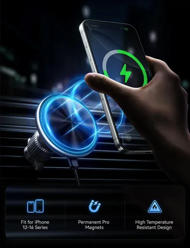 Miniatura 3 de UPTOHIGH para cargador de montaje de coche Magsafe