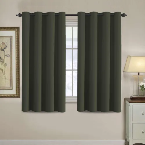Miniatura 21 de H.VERSAILTEX - Cortinas blackout con aislamiento térmico y ojales en la parte superior, para patios, puertas correderas y división de habitaciones