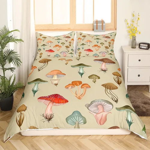 Miniatura 20 de Feelyou Juego de ropa de cama de animales del zoológico, tamaño individual, funda de edredón de animales de dibujos animados para adolescentes