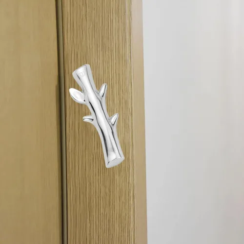 Miniatura 6 de Mezuzah Nambé Tree of Life - Estuche de aleación de 5 pulgadas con diseño de árbol simbólico, acento contemporáneo y atemporal de Judaica