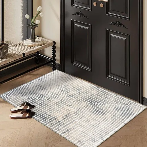 Miniatura 35 de GLN Rugs Contemporary Collection - Alfombra de felpilla lavable a máquina, contemporánea, antideslizante, de pelo corto, alfombra de felpilla