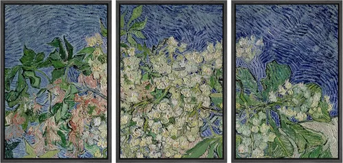 Miniatura 77 de Lienzo decorativo para pared - cuadro con estampado Giclée para decoración del hogar Noche estrellada sobre el Ródano