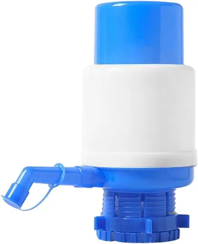 Omabeta Dispensador de agua potable portátil y segura prensa de mano de plástico para casas rodantes y preparación de emergencia