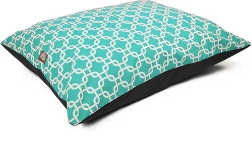 Miniatura 18 de Majestic Pet Cama rectangular para perros tamaño mediano, lavable, cama antideslizante y cómoda para mascotas, cama para jaula para perros, almohada