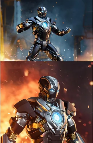 Miniatura 8 de HiPlay ZD Toys 1/10 Iron Man MK24 - Figura de acción no luminosa 1906-24
