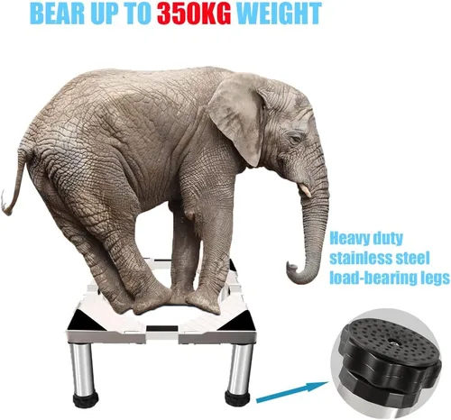 Miniatura 7 de Soportes para lavadora y secadora, base de soporte para lavadora, base ajustable para electrodomésticos, carga máxima, 770 libras/771.6 lbs