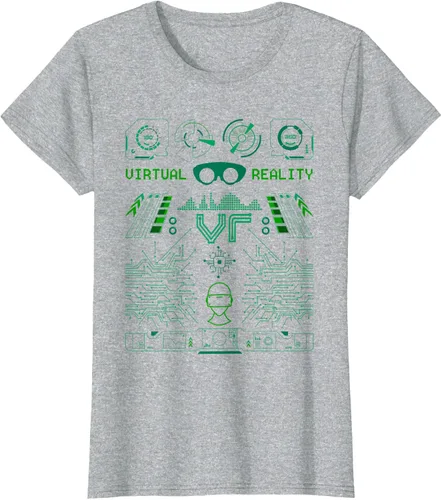 Miniatura 19 de Camiseta de realidad virtual VR Retro Gamers, Negro, S