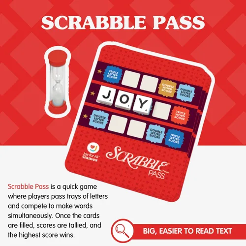 Miniatura 6 de Juegos de palabras Joy for All para personas mayores - Scrabble clásico y bingo - Fáciles de leer y agarrar - Juegos de mesa para adultos mayores