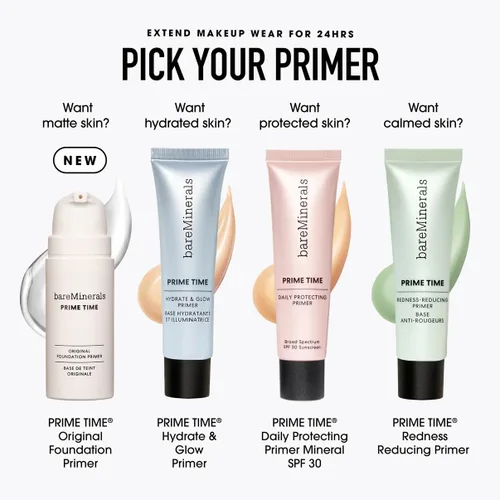 Miniatura 3 de bareMinerals Original Primer Facial de Gel Minimizador de Poros, Extiende la Duración del Maquillaje, Minimiza la Apariencia de los Poros, Difumina