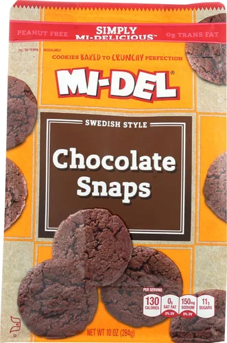 Miniatura 12 de Mi-Del Galleta crujiente de chocolate - Certificada sin OMG, Galletas sin gluten con 0g de grasa trans (Paquete de 1)